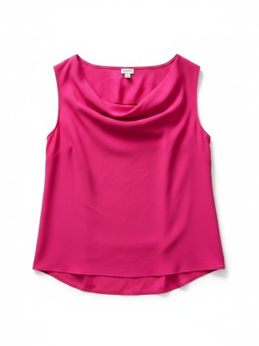J. Crew Sleeveless Cowl Neck Camisole - Bright Fuchsia Large